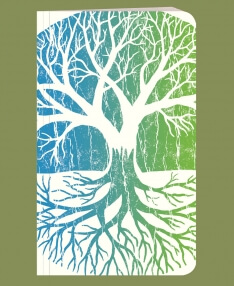 Tree of Life Recycled Notebook