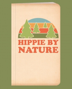 Hippie By Nature Recycled Notebook