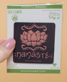 Namaste Lotus Magnet