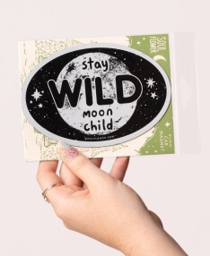Stay Wild Moon Child Euro Magnet
