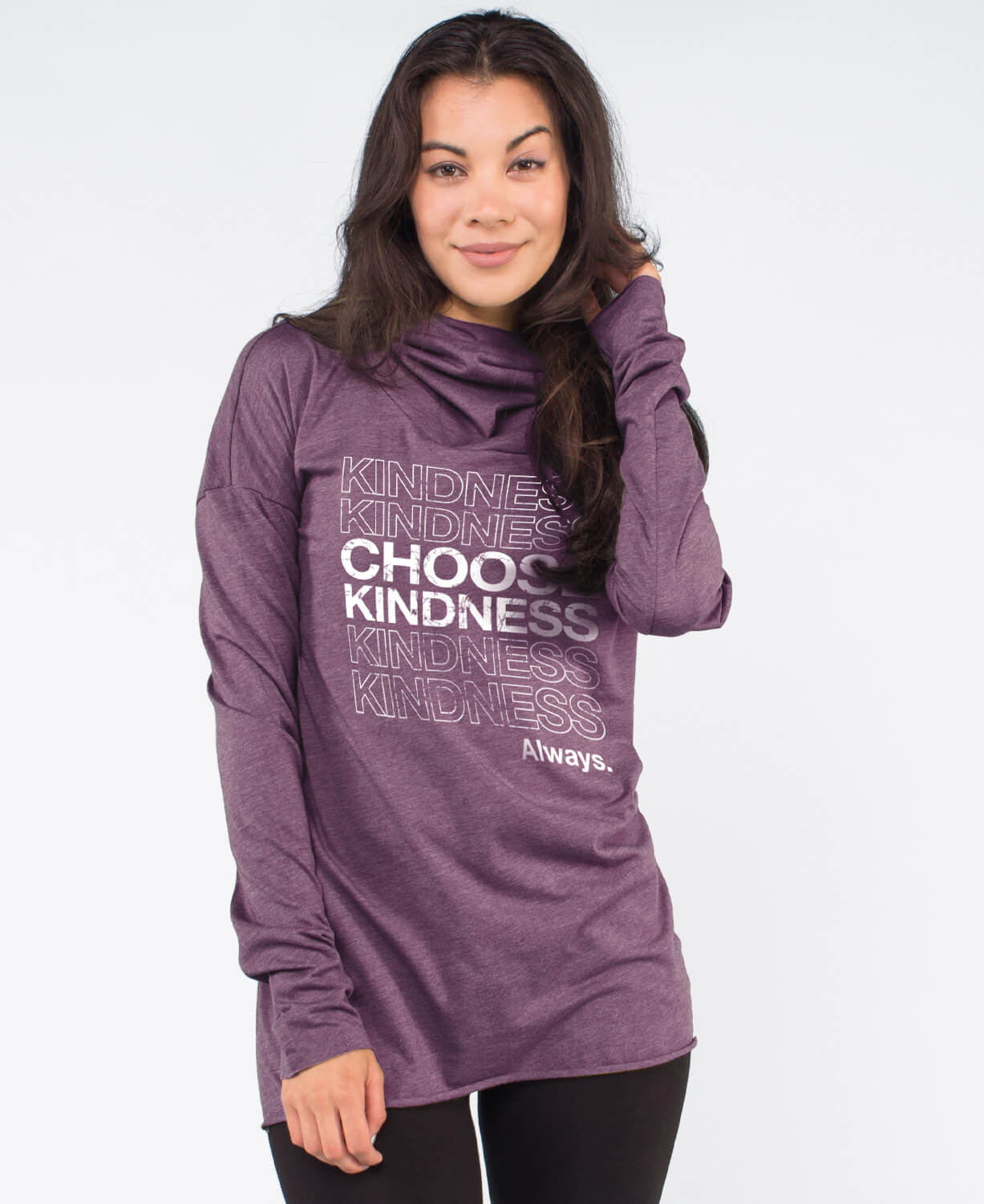 Closeout! Choose Kindness Cowl Yoga Hoody
