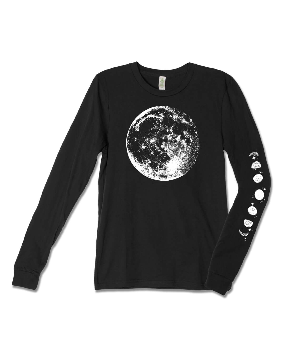 Full Moon Long Sleeve Organic T-Shirt - Unisex