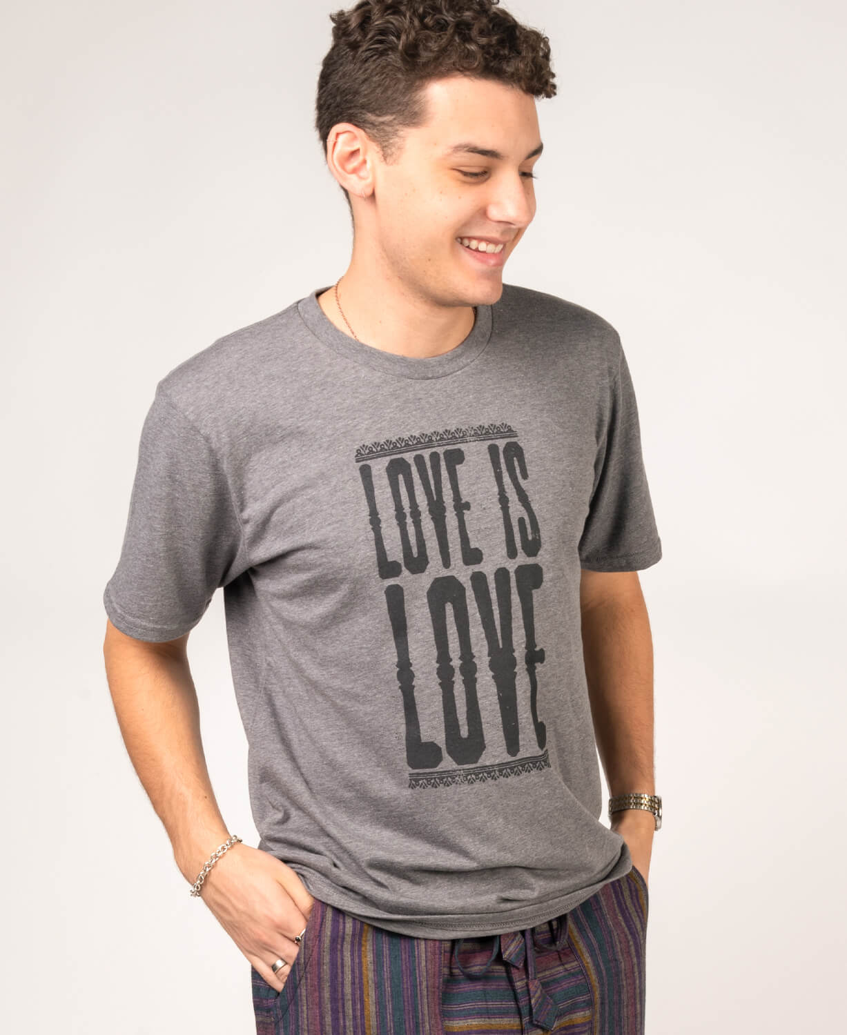 Final Sale! Love is Love Recycled T-Shirt - Unisex