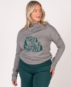 Into The Forest Hoody | Pine Tree Hoodie | Soul Flower
