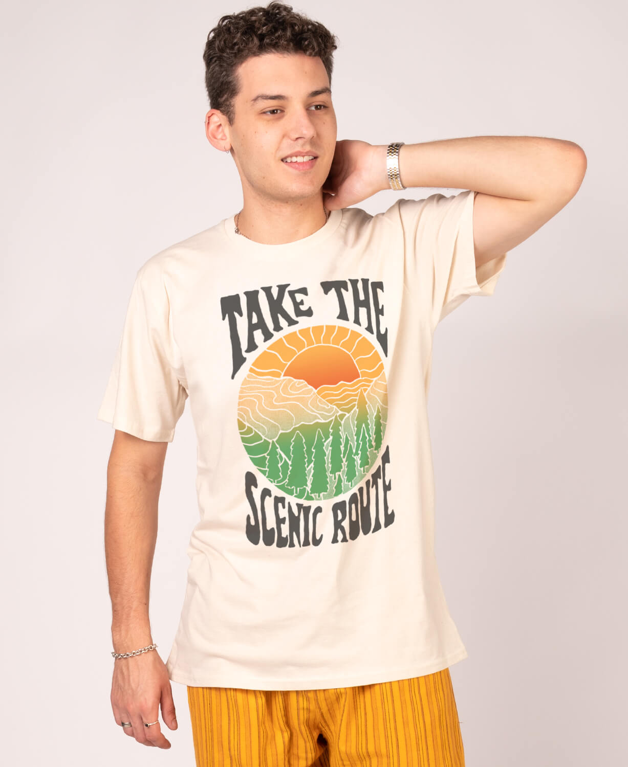 Take the Scenic Route Organic T-Shirt - Unisex
