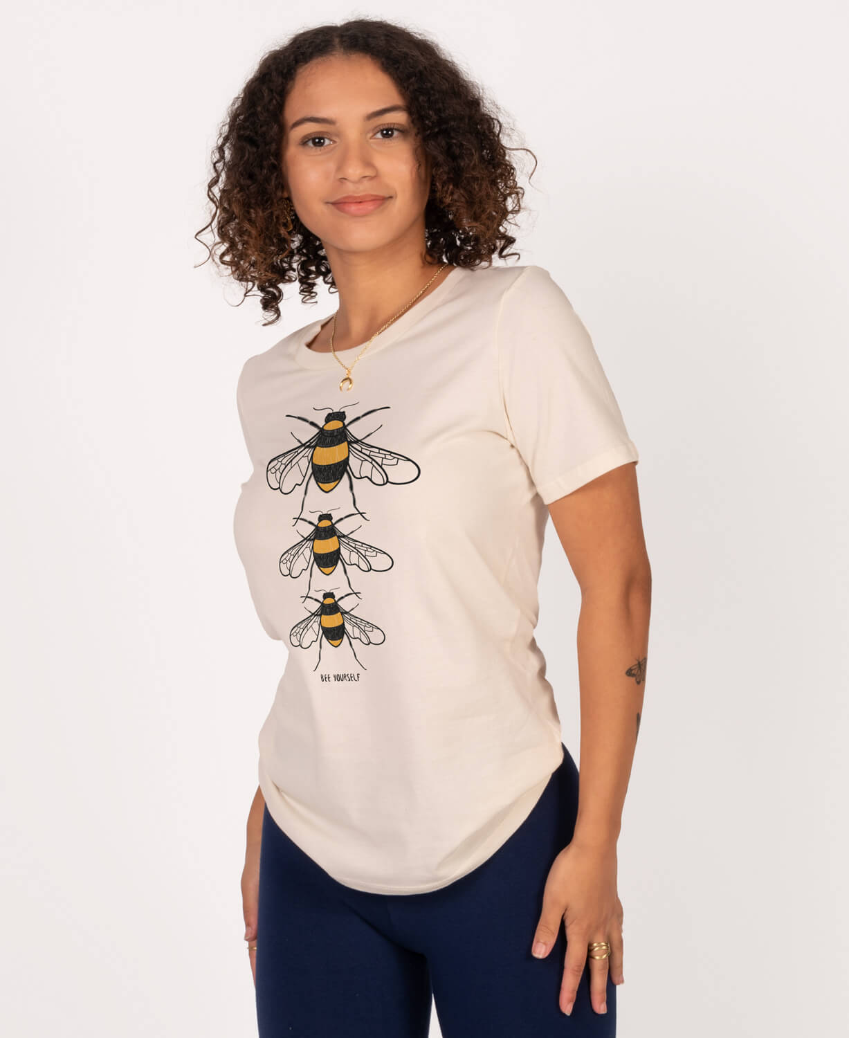 Bee Yourself Women's Crew Neck Tee