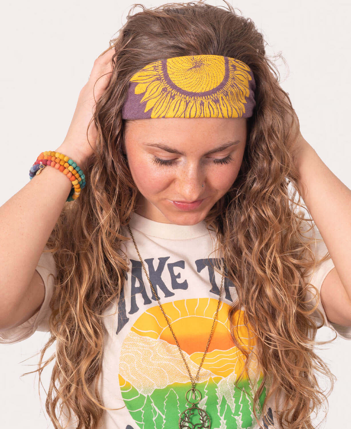 Sunflower Boho Headband