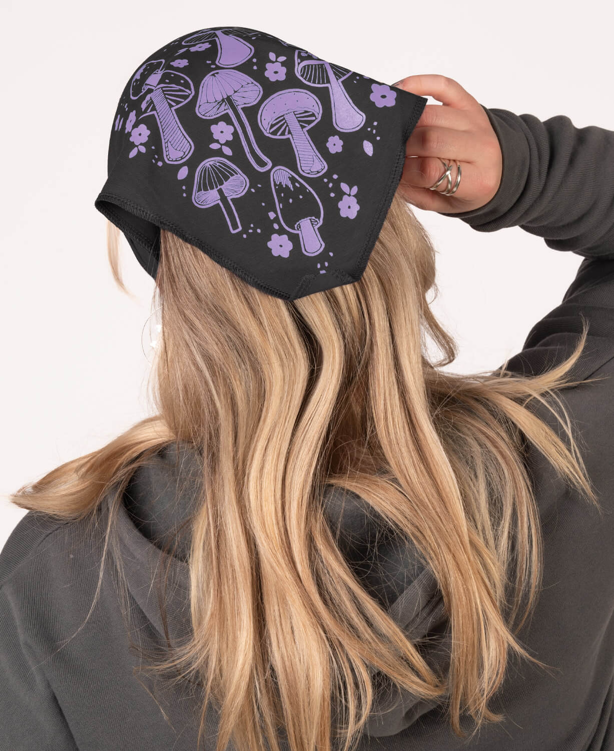 Retro Mushrooms Bandana Headband