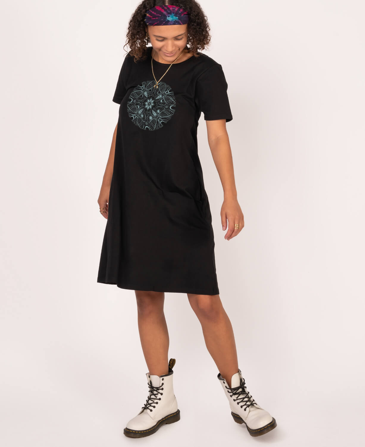 Moon Moth Organic T-Shirt Dress