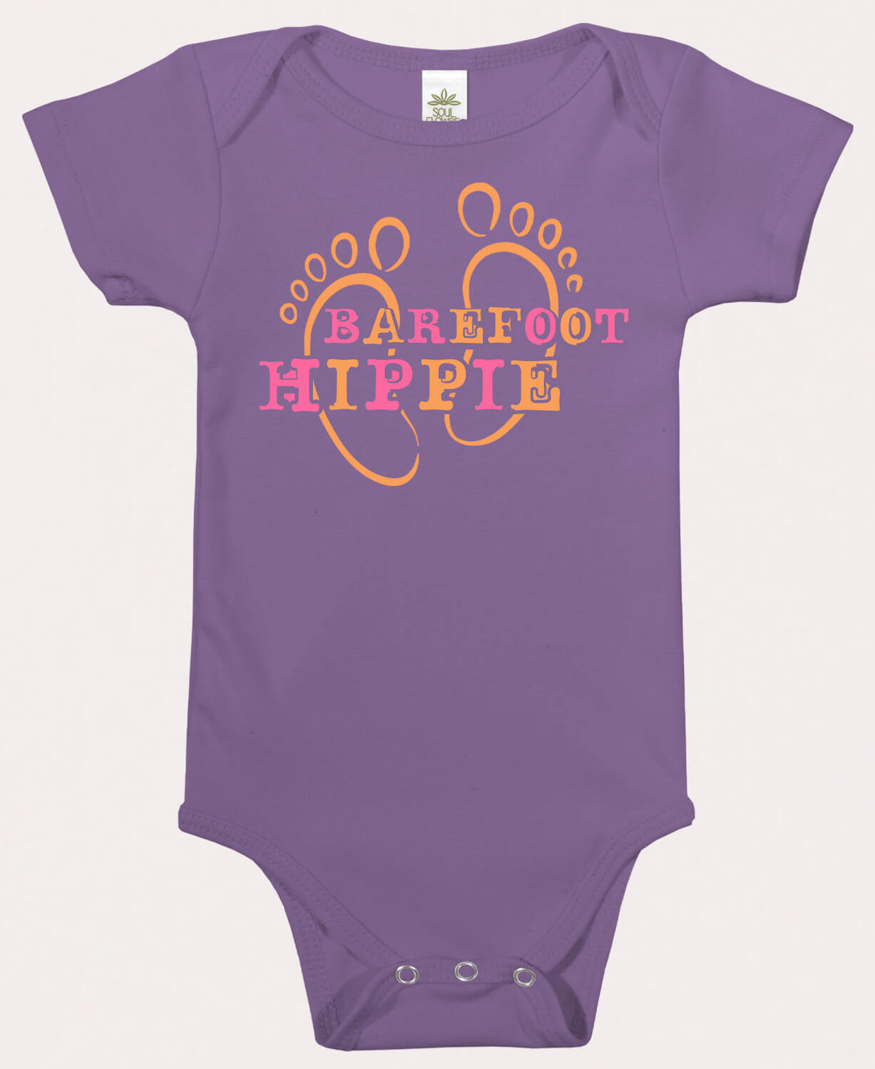 Closeout! Barefoot Hippie Organic Baby Bodysuit
