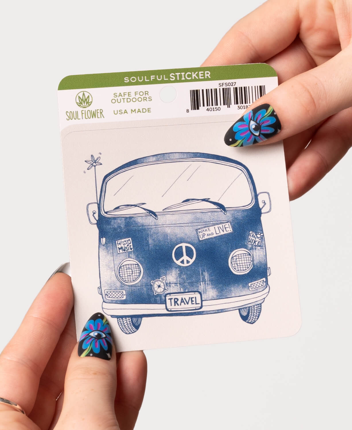 Travel Happy Sticker