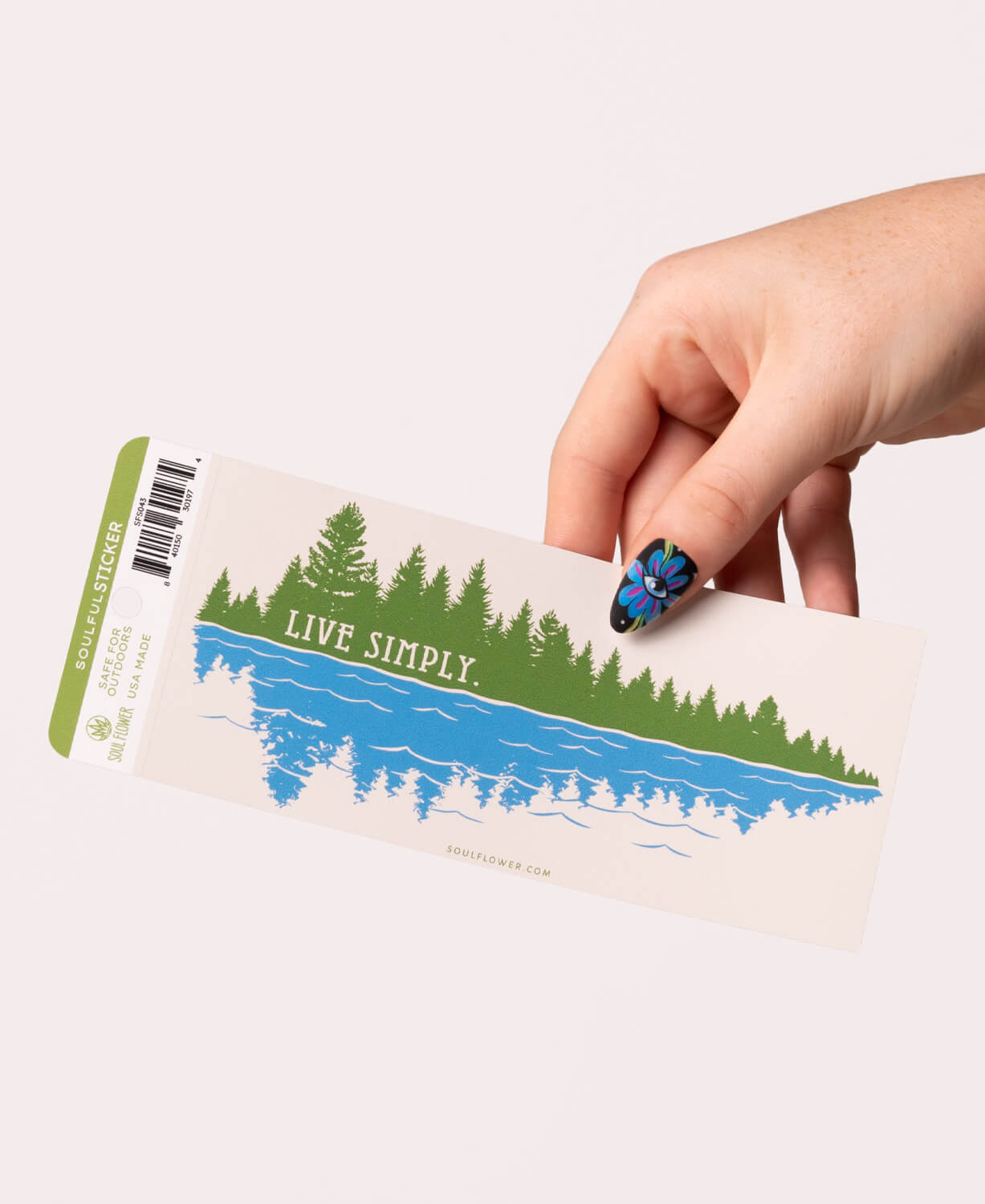 Live Simply Mini Bumper Sticker