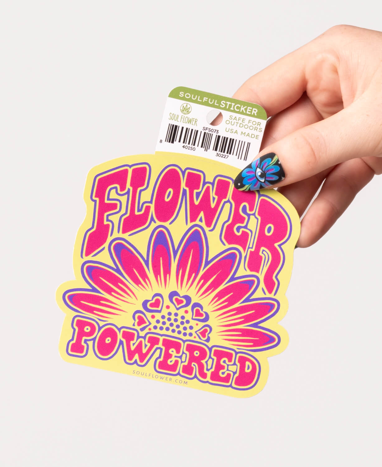 Flower Powered Sticker