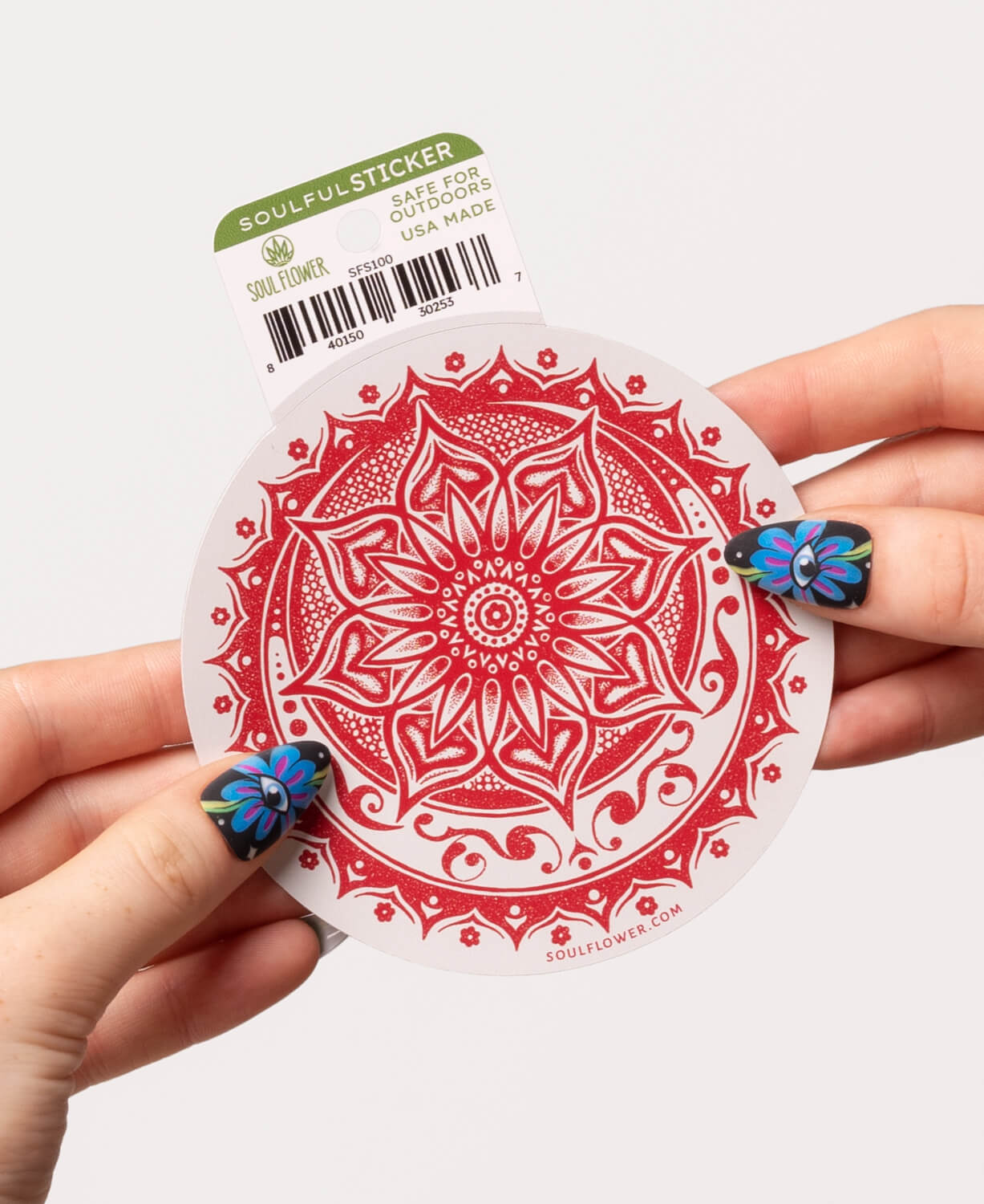 Sunflower Mandala Sticker