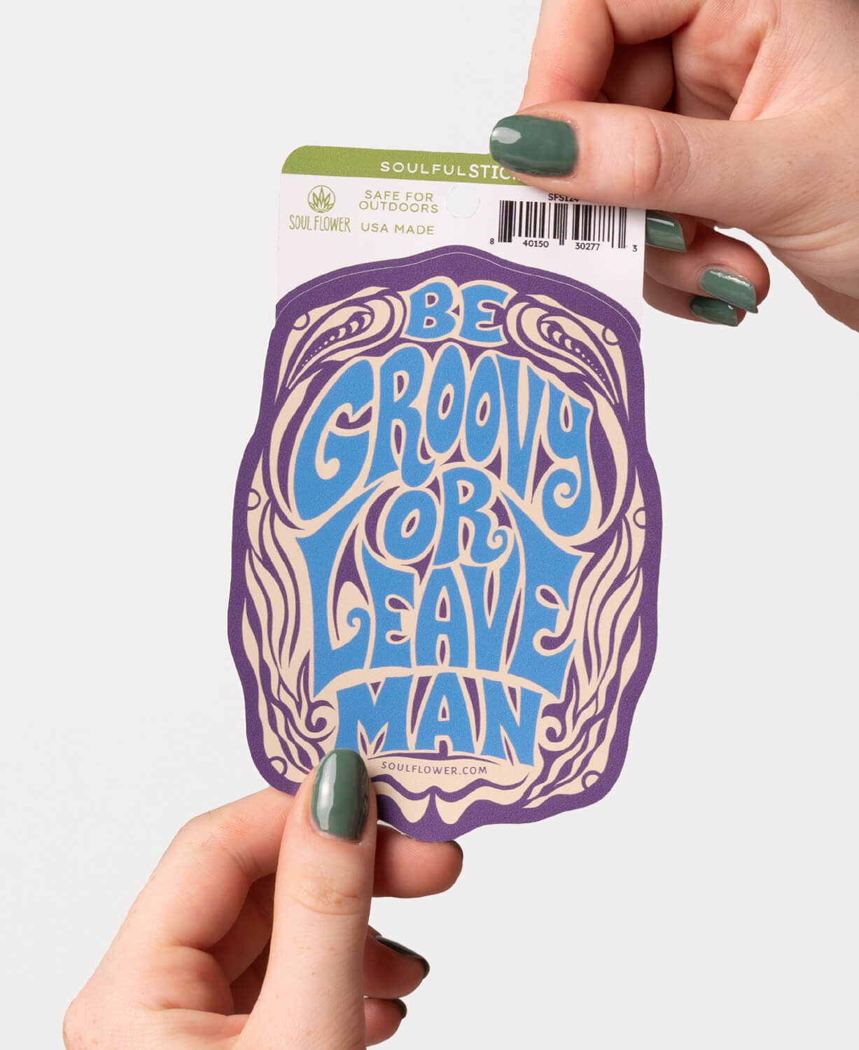 Be Groovy or Leave Sticker