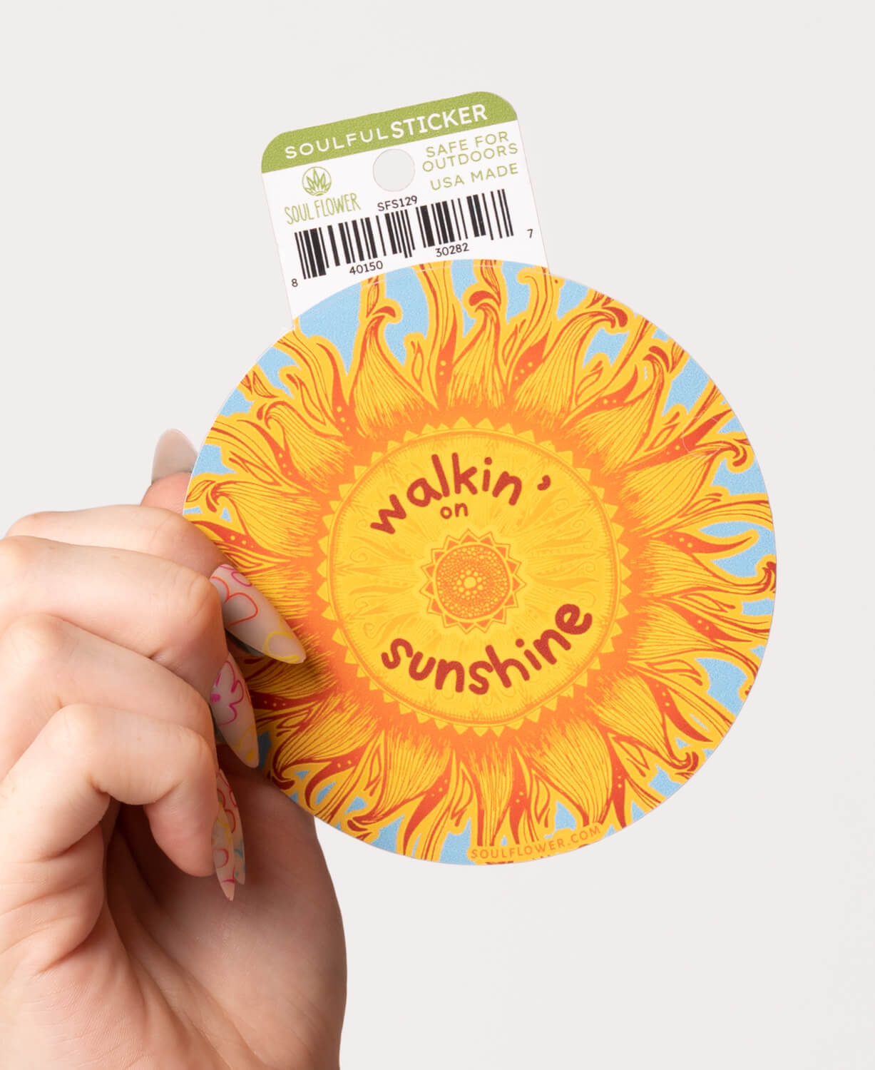 Walkin' on Sunshine Sticker
