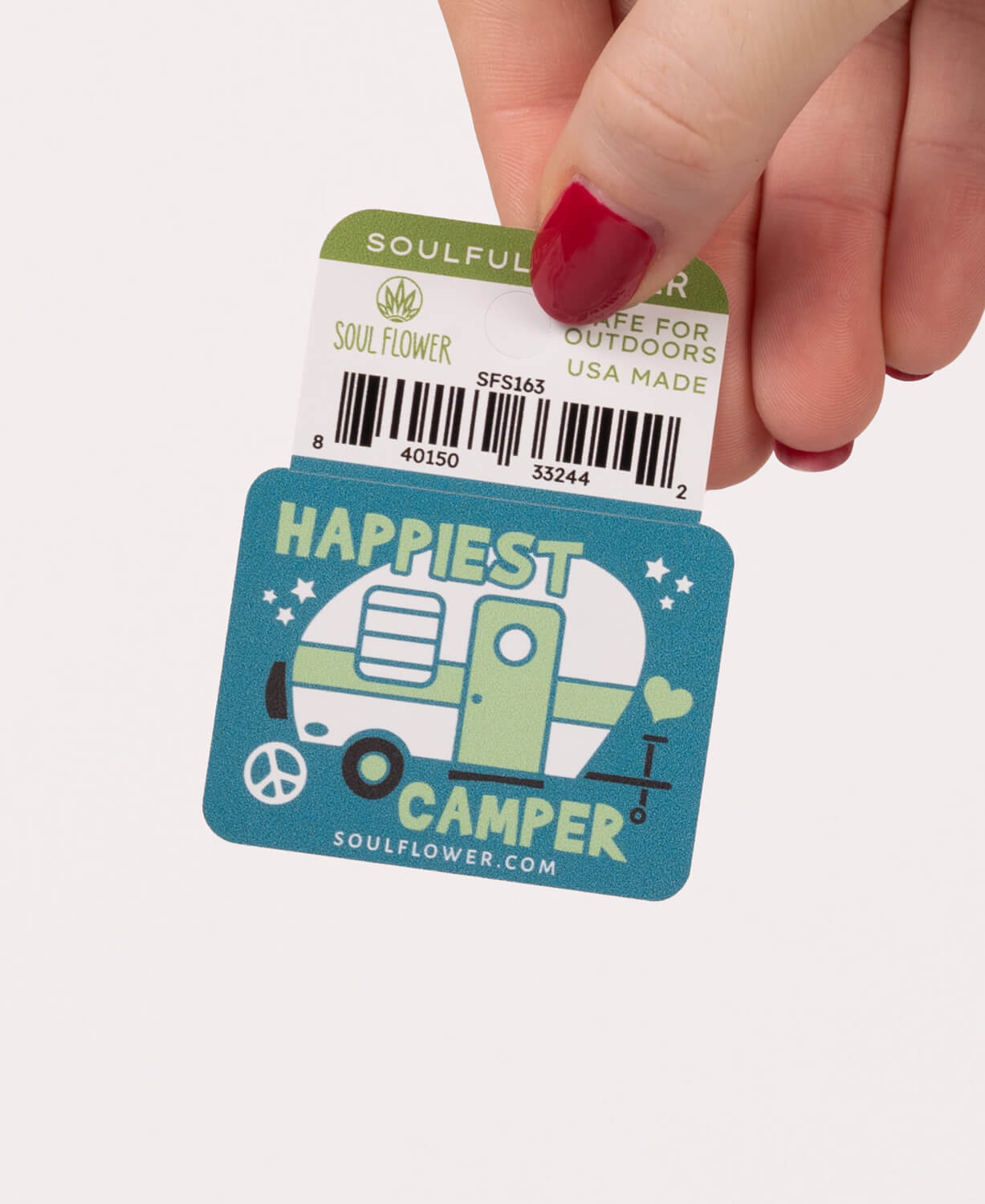 Happiest Camper Mini Sticker