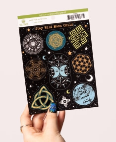 Stay Wild Moon Child Sticker Sheet