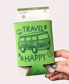 Travel Happy Coozie