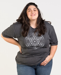 Metatrons Cube T Shirt | Metatron Shirt | Sacred Geometry T Shirts