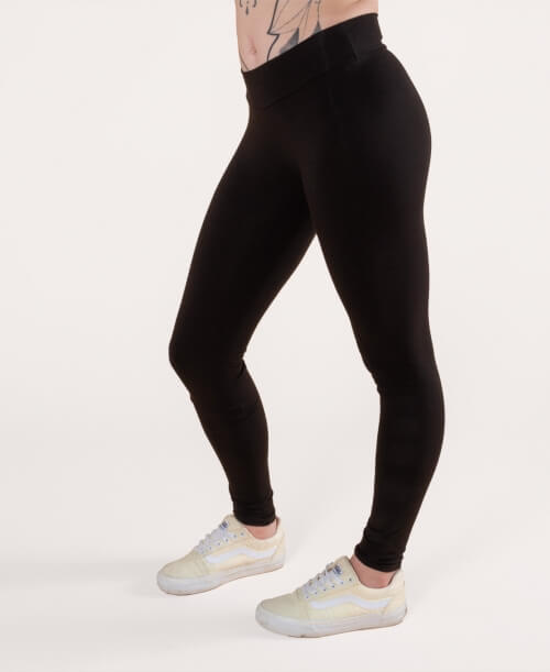 Women's Capri Leggings/ Stretchy Hemp and Organic Cotton