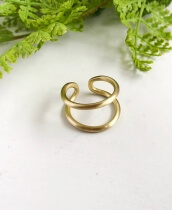 NEW! Gold Double Layer Ring