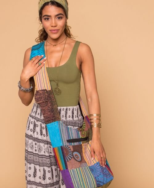 Made to Order Hobo Bag Crossbody Bag Patchwork Boho Purse 