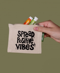 Soul Flower Manifesto Small Zipper Pouch
