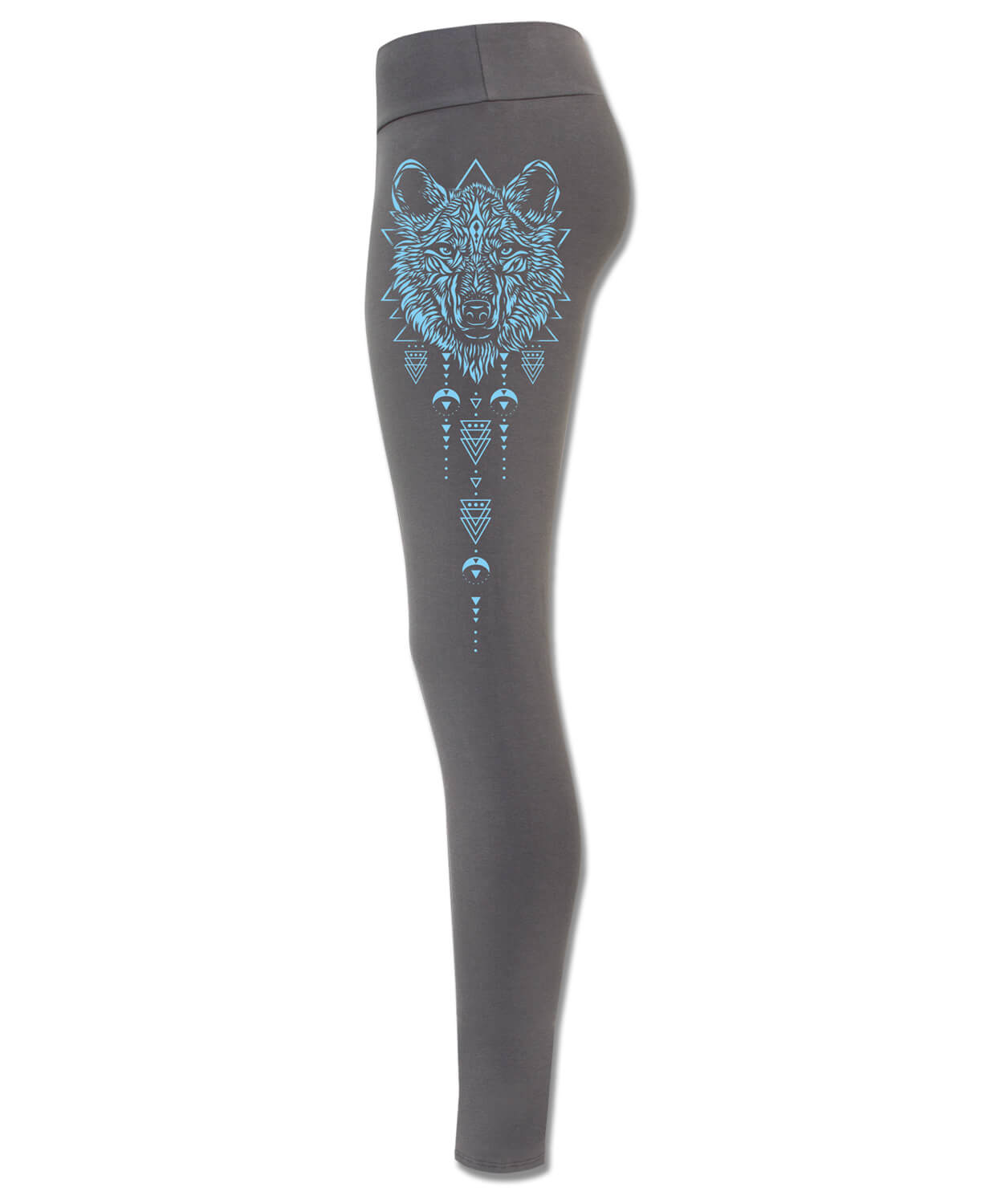 Wolf Leggings | Spirit Animal Leggings | Soul Flower Wolf Leggings | Spirit Animal Leggings | Soul Flower