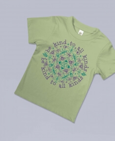 Be Kind to All Kinds Organic Kids' T-Shirt