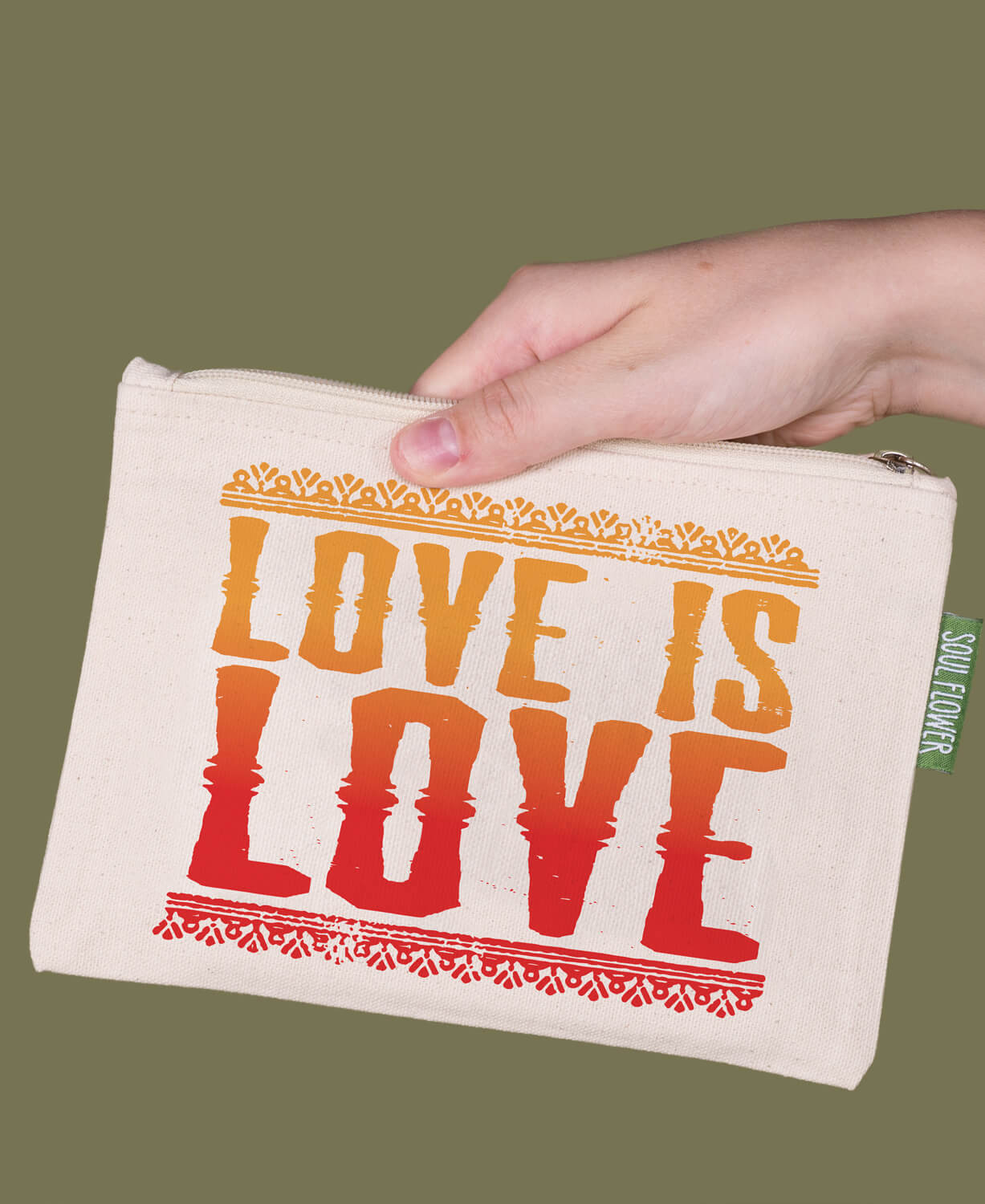 Love is Love Large Zipper Pouch