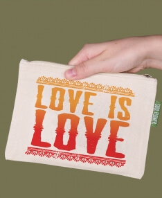 Love is Love Large Zipper Pouch