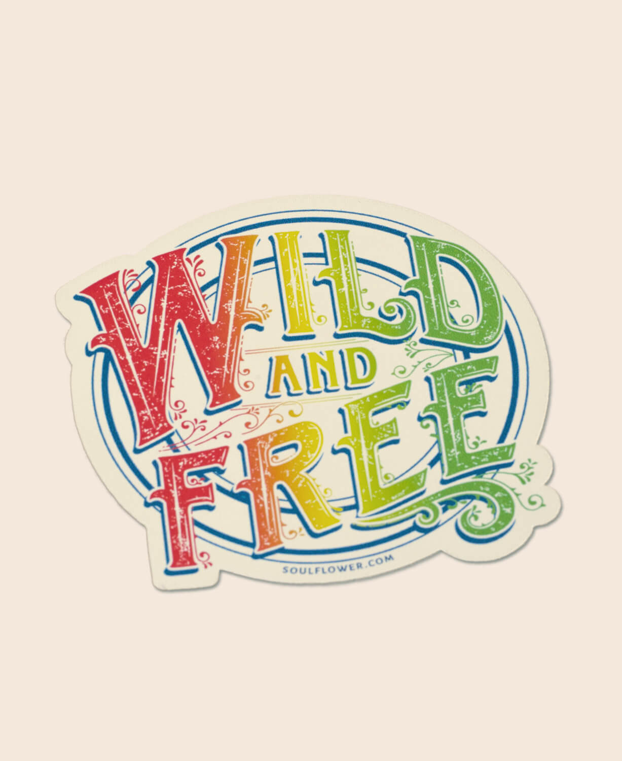 Wild and Free Sticker Decal